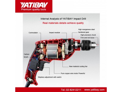 yatibay Industrial grade impact drill heavy duty premium quality multifunctionalImage2