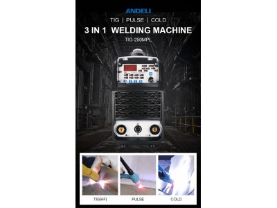 ANDELI TIG-250MPL intelligent MOS 220V multifunctional welding machine TIG/COLD/PULSEImage4