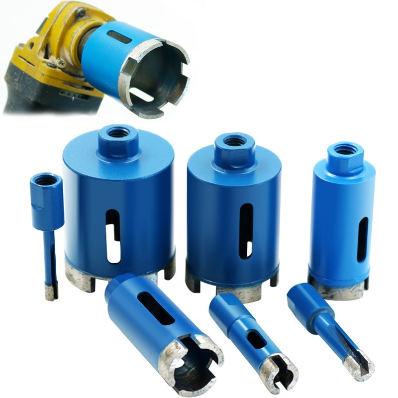 M10 Angle Grinder 6-75mm Blue Diamond Drill Cutter Saw Core Drill Bit Hole  Opener For Marble Granite Brick Tile Ceramic Co<i></i>ncrete - buy at the price of  $3.73 in aliexpress.com | imall.com
