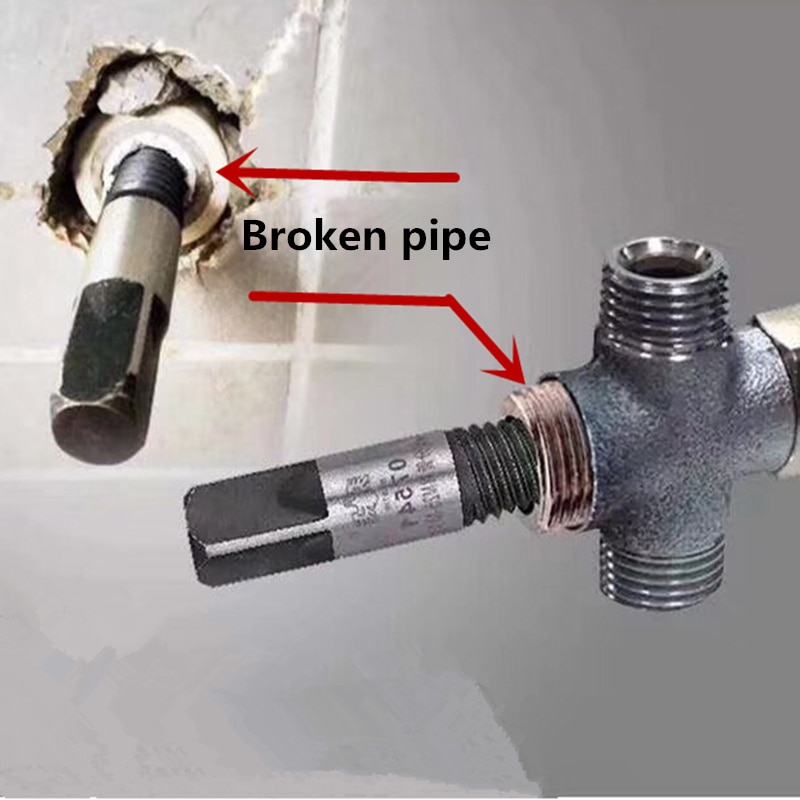 Plumber Tool Water Pipe Repair Hand Reamer Set Faucet Broken Pipe Extractor  Triangle Valve Broken Pipe Broken Wire Extractor|Reamer| - AliExpress