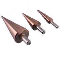 Shank Spiral 4-12/20/32mm Bit HSS Hole Titanium HSS Steel Step Cone Drill Bit