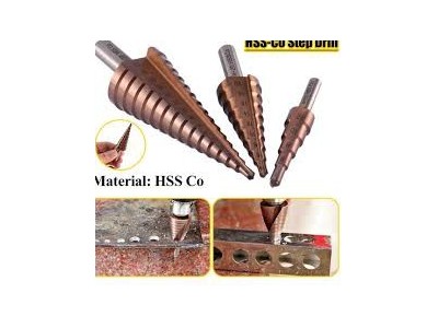Shank Spiral 4-12/20/32mm Bit HSS Hole Titanium HSS Steel Step Cone Drill BitImage4