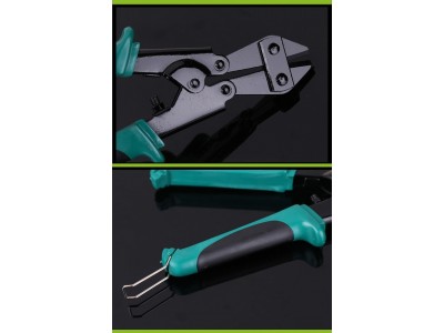 TUOSEN 8 INCH Steel Bolt Cutters Clippers Handheld Mini Size Bolts RodsImage5