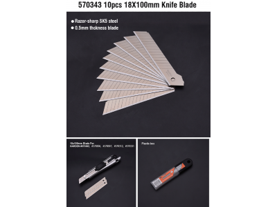 HARDEN KNIFE WITH BLADE 10 PCS A PACKImage3