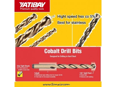 YATIBAY Twist Drill Bits Cobalt For Stainless Metal etc.Image5