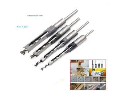 Square Hole Mortiser Drill Bit 4in1Image5
