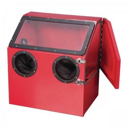 30 lbs. blast cabinet makes abrasive blasting neater, easier and saferImage3