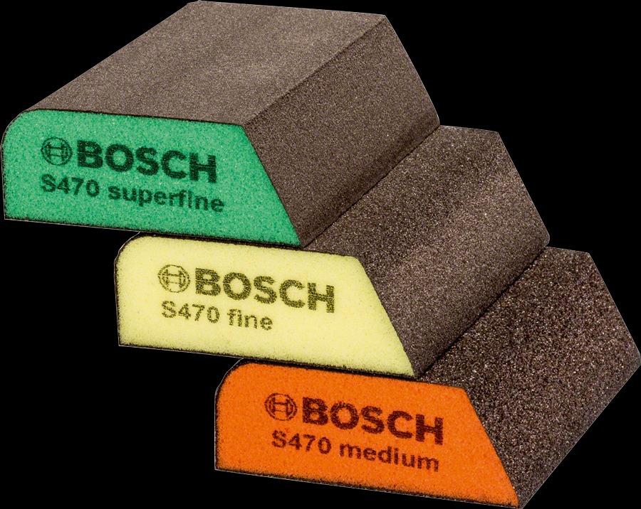 Bosch 2608621252 3pcs Abrasive Sponge SetImage2