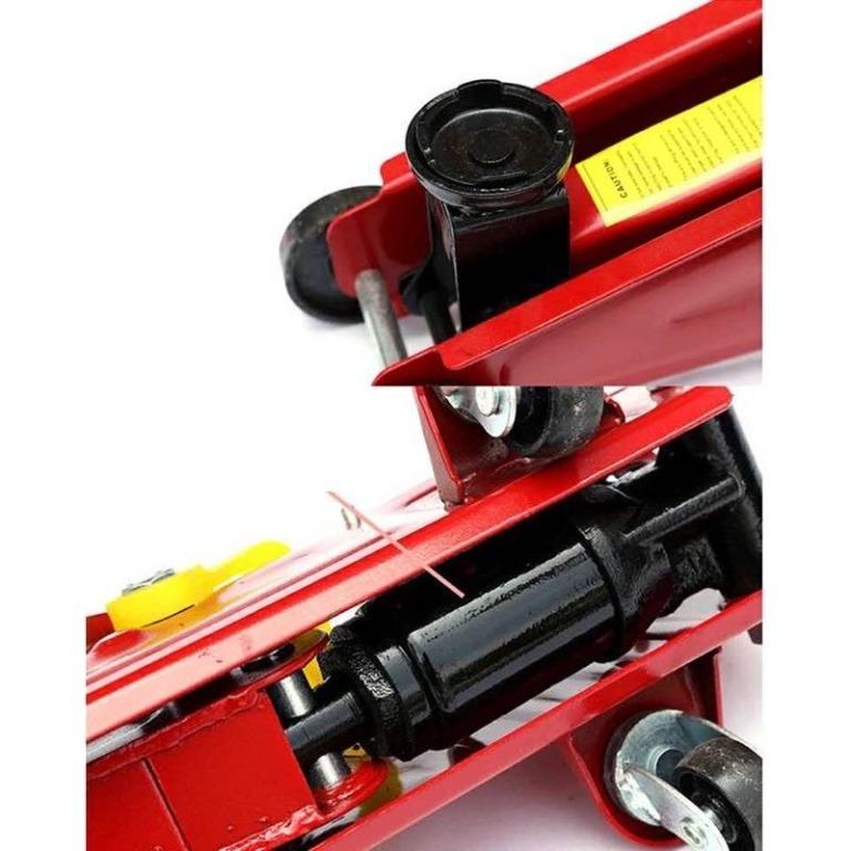 E-shop: HYDRAULIC FLOOR JACK 2 Tons 6.5 kg wheel support auto repairing tire tyre standImage3