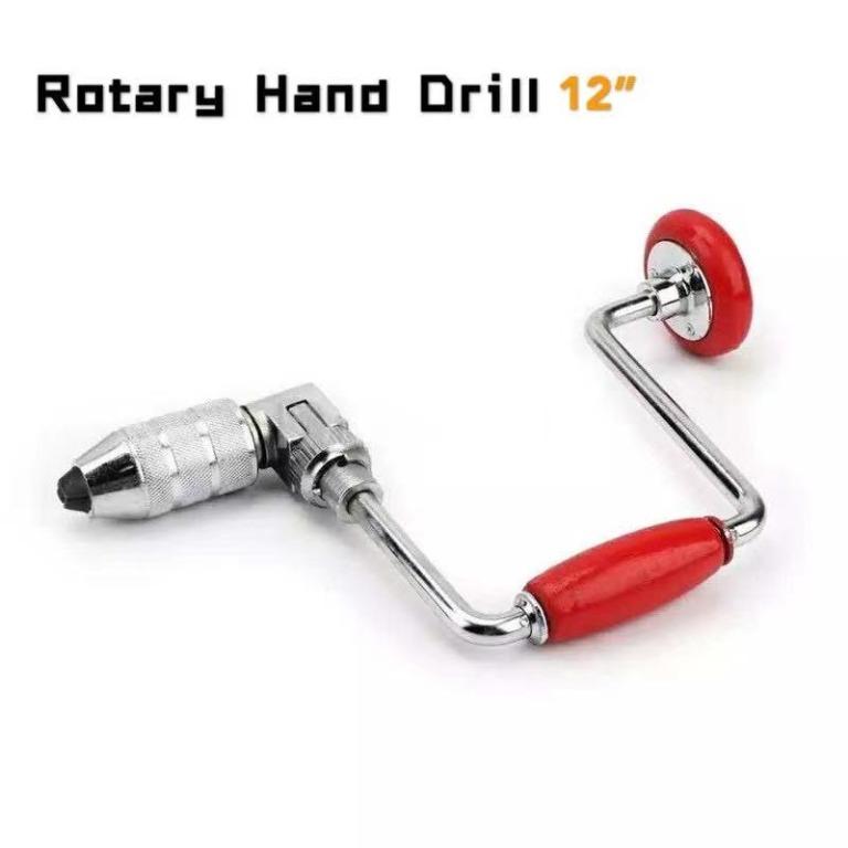 E-shop:Manual Rotary Hand DrillDrill Hole ToolReversible brace drill for WoodPVCAcrylicImage2