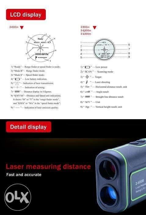 SNDWAY SW600S 600m Laser Meter Rangefinder Distance Range Finder GolfImage3