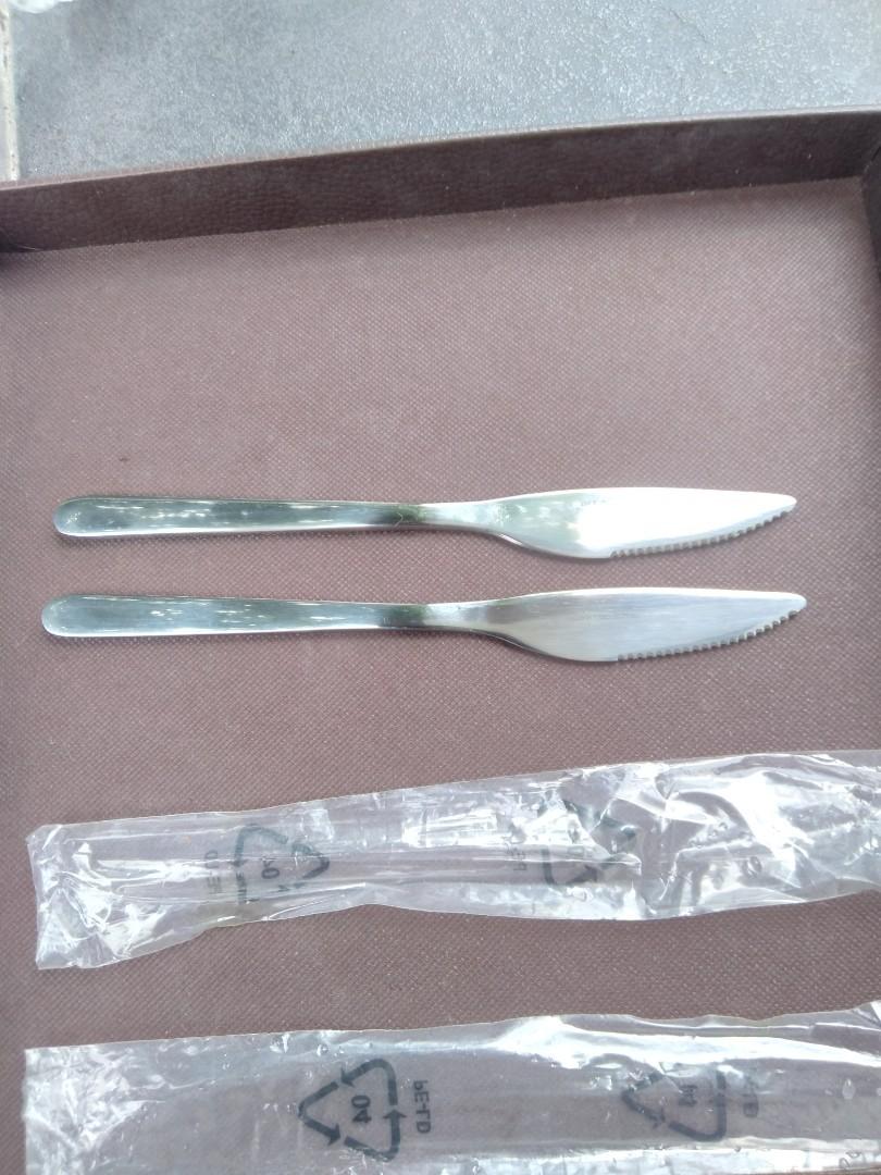 Pair of IKEA Stainless Steel Knives