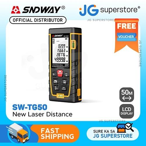 Sndway SW-TG50 New Laser Distance Rangefinder Meter 50M 360 Degree Measure Tape Laser Roulette ToolsImage1