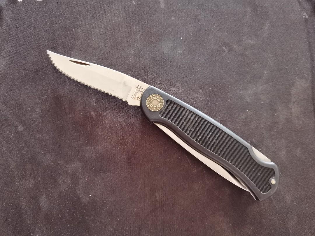 Rare Vintage Coleman Western 954 Double Bladed KnifeImage2