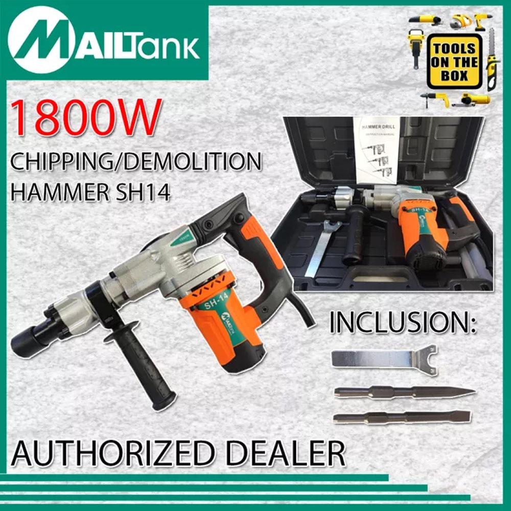 Mailtank Sh14 ChippingDemolition Hammer 1800W with GlovesImage3