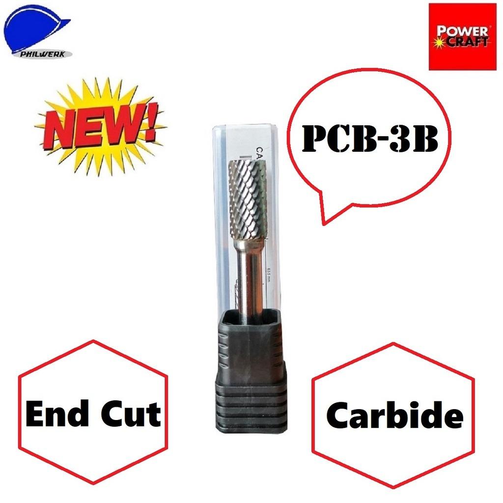 Powercraft Carbide Burr Cylinder End Cut (PCB-3B)Image1