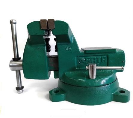 Sata by Nicholson Heavy Duty Steel Swivel Bench Vise Available in 4 or 6 inchesImage2