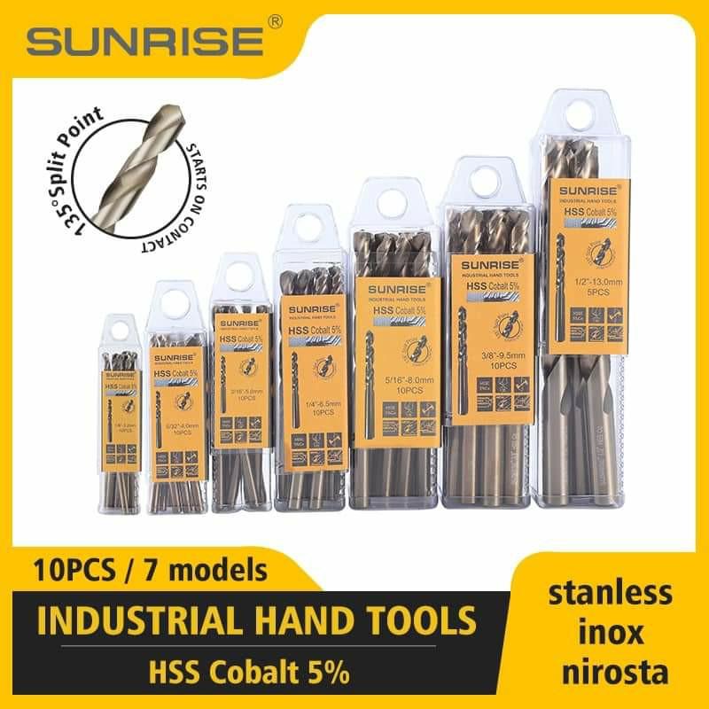 Sunrise Drill Bits (STAINLESS) ALL SIZES