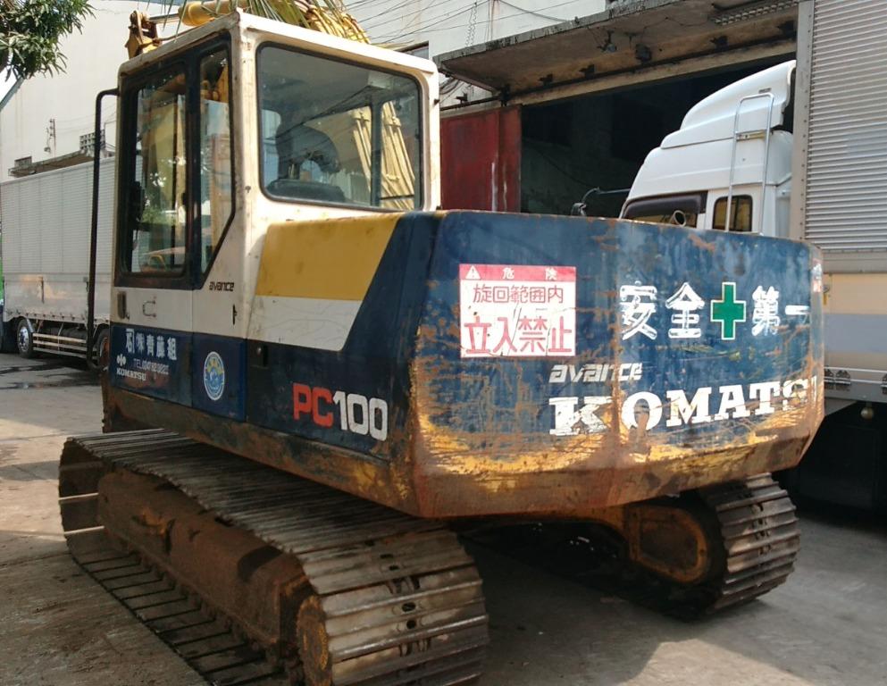 backhoe komatsu PC100 japan surplus