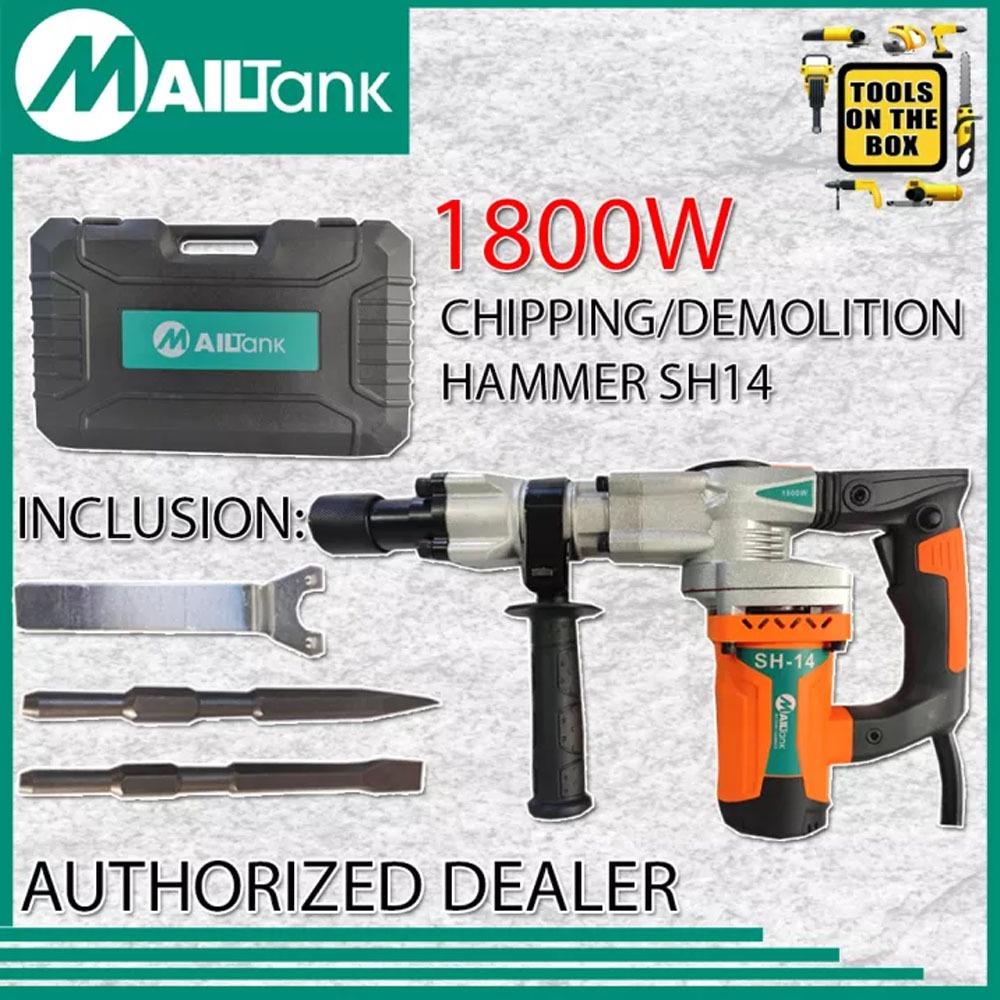 Mailtank Sh14 ChippingDemolition Hammer 1800W with GlovesImage2