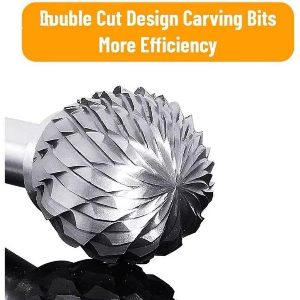 E-shop: 10 PCS Mini Grinder Tools Set Original Long Tungsten Carbide Burr 6x3mm Mata Rotary Porting Image3