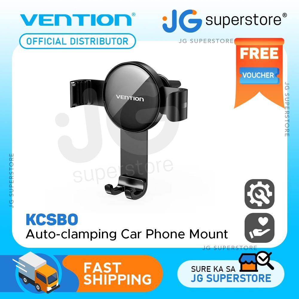 Vention Car Phone Mount Auto-Clamping for Duckbill Clip Disc Fashion Type (Black) | KCSB0Image1