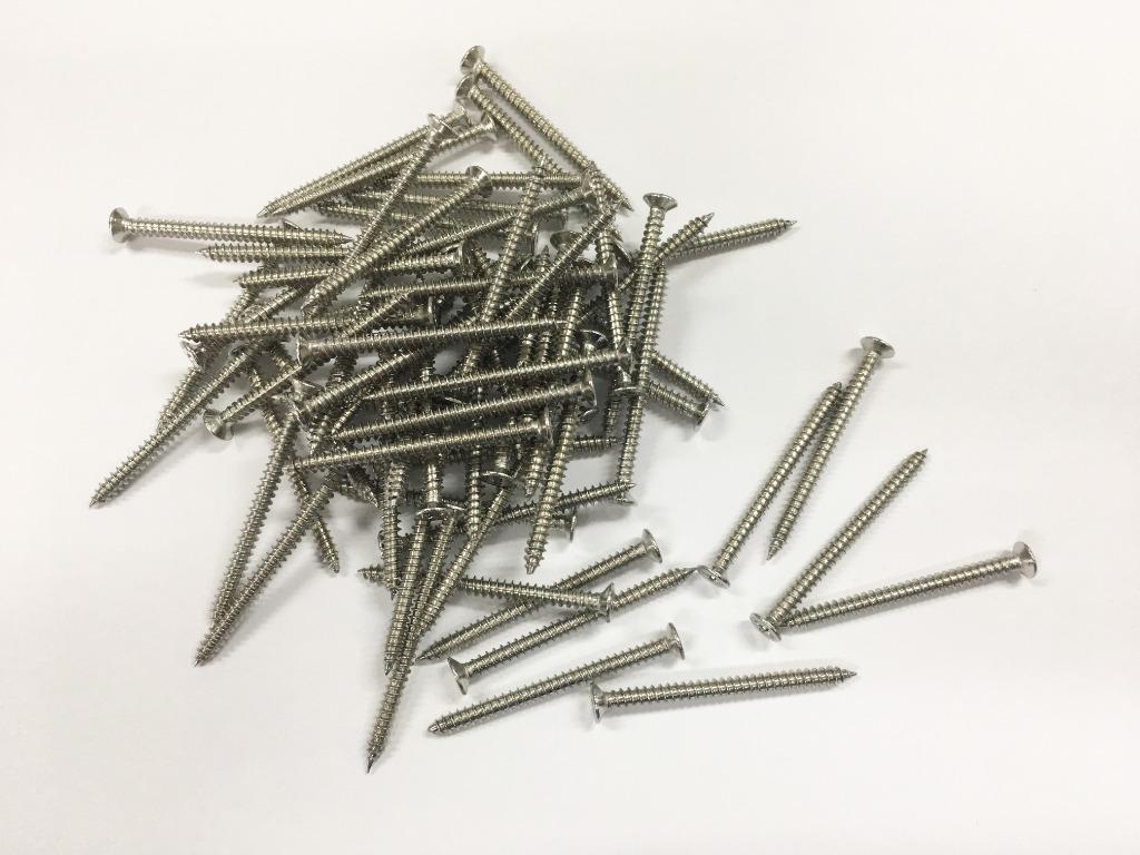 Self Tapping Flat Head Screw Stainless Steel SS410 (100pcs)Image3