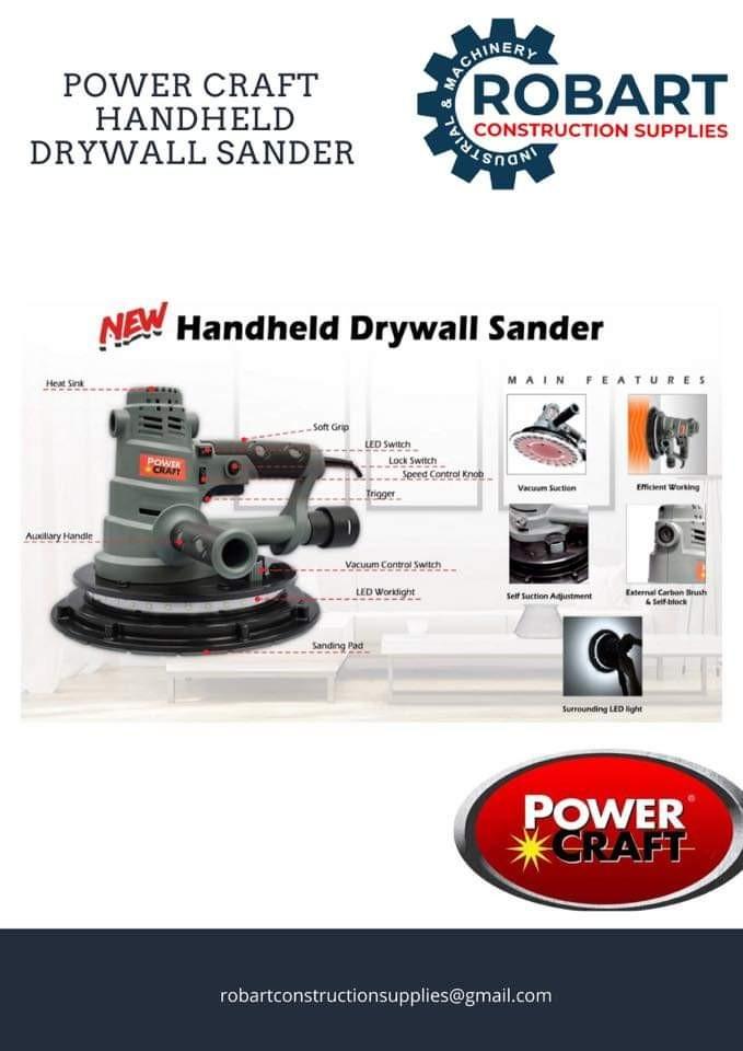 POWER CRAFT HANDHELD DRYWALL SANDER