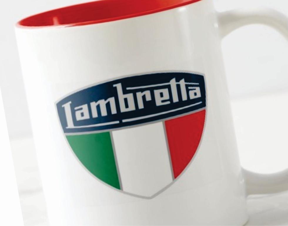 Lambretta  Scooter Coffee Glass Mug Cup -  Souvenir Motorcycle AccessoriesImage2