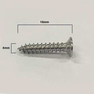 Self Tapping Flat Head Screw Stainless Steel SS410 (100pcs)Image2