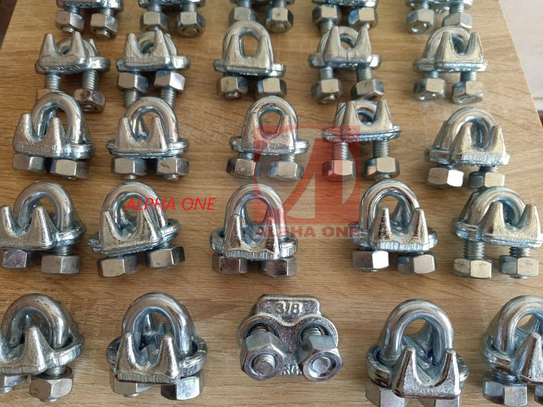 CABLE CLIP-WIRE ROPE CLIP-HEAVY DUTY GALVANIZED FORGED