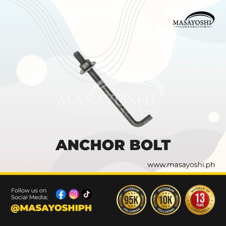 Anchor Bolt A325  12mmx150mmx50mm | Anchor Bolt | Bolt | Lagscrew | A325 BoltImage3