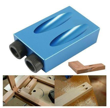14PcsSet Drill Guide Hole Handheld Pocket Drill Hole Jig Puncher Locator Woodworking Reamer ToolImage2