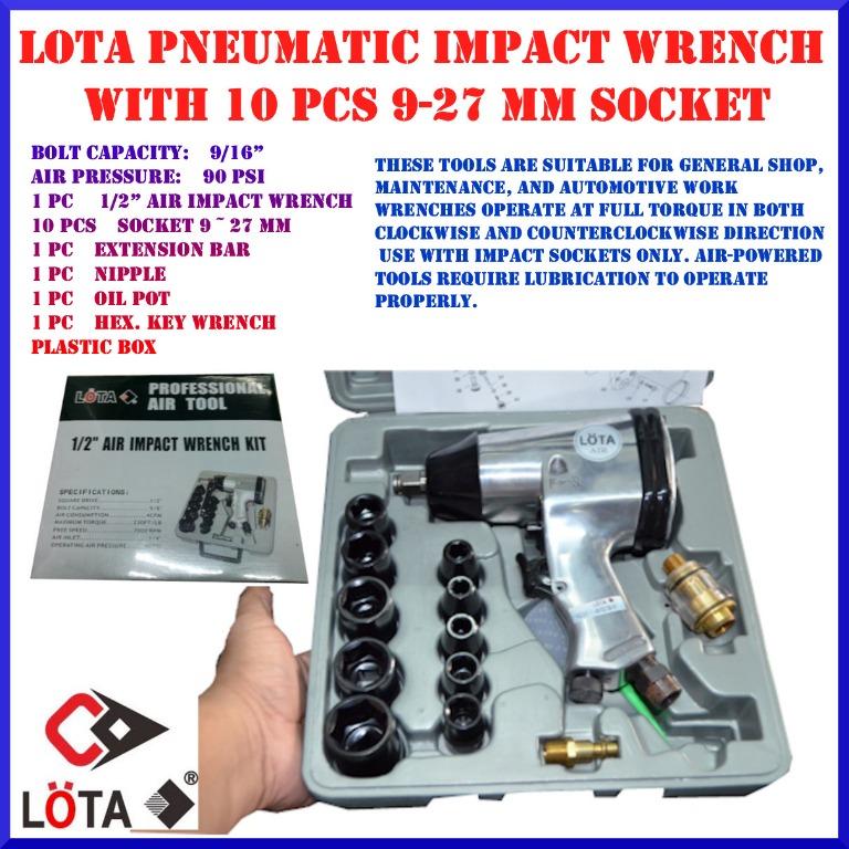 Lota Pneumatic Impact Wrench 12\