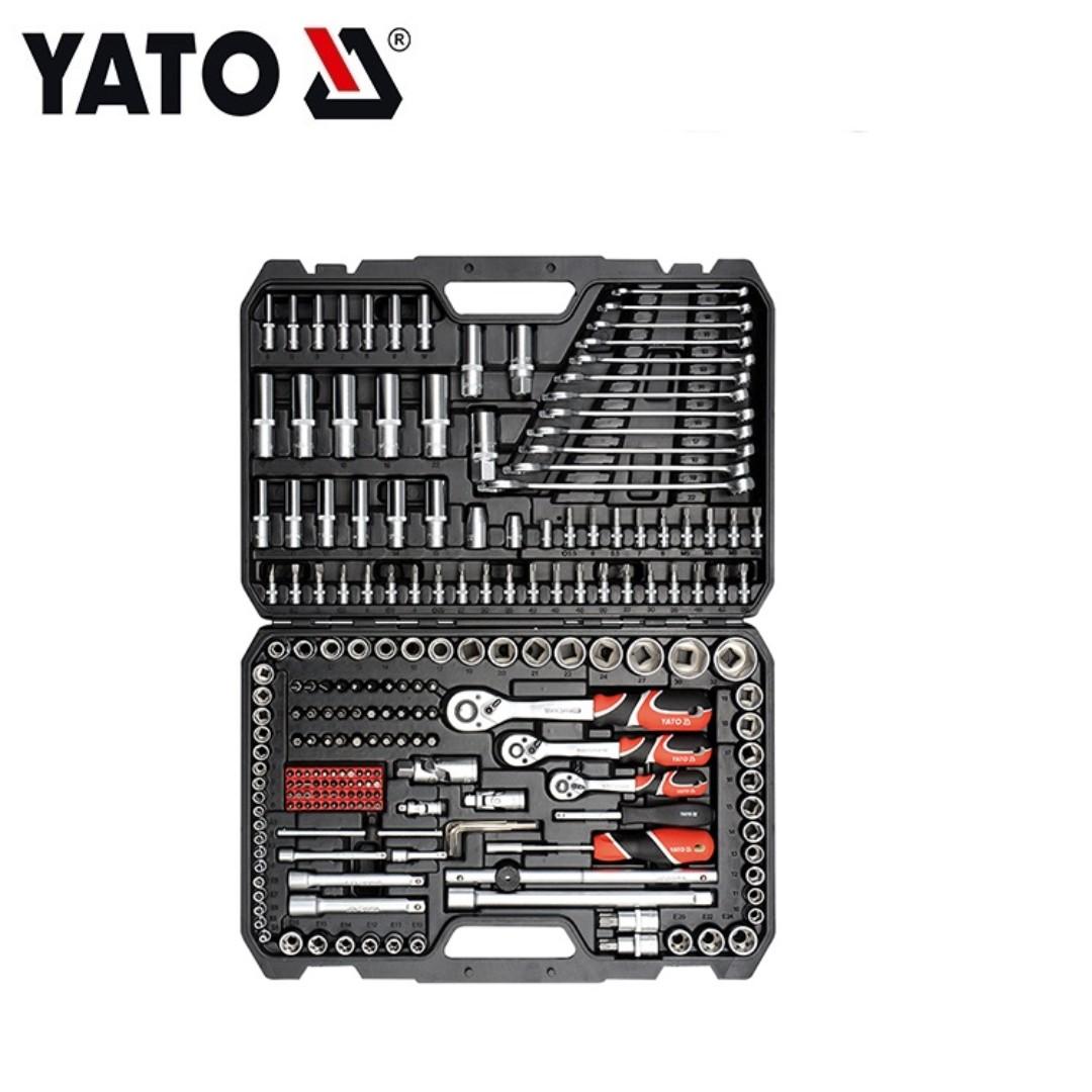YATO High Grade 215 Pcs Car Repair Hand Tools Set Socket Set YT-38841Image3