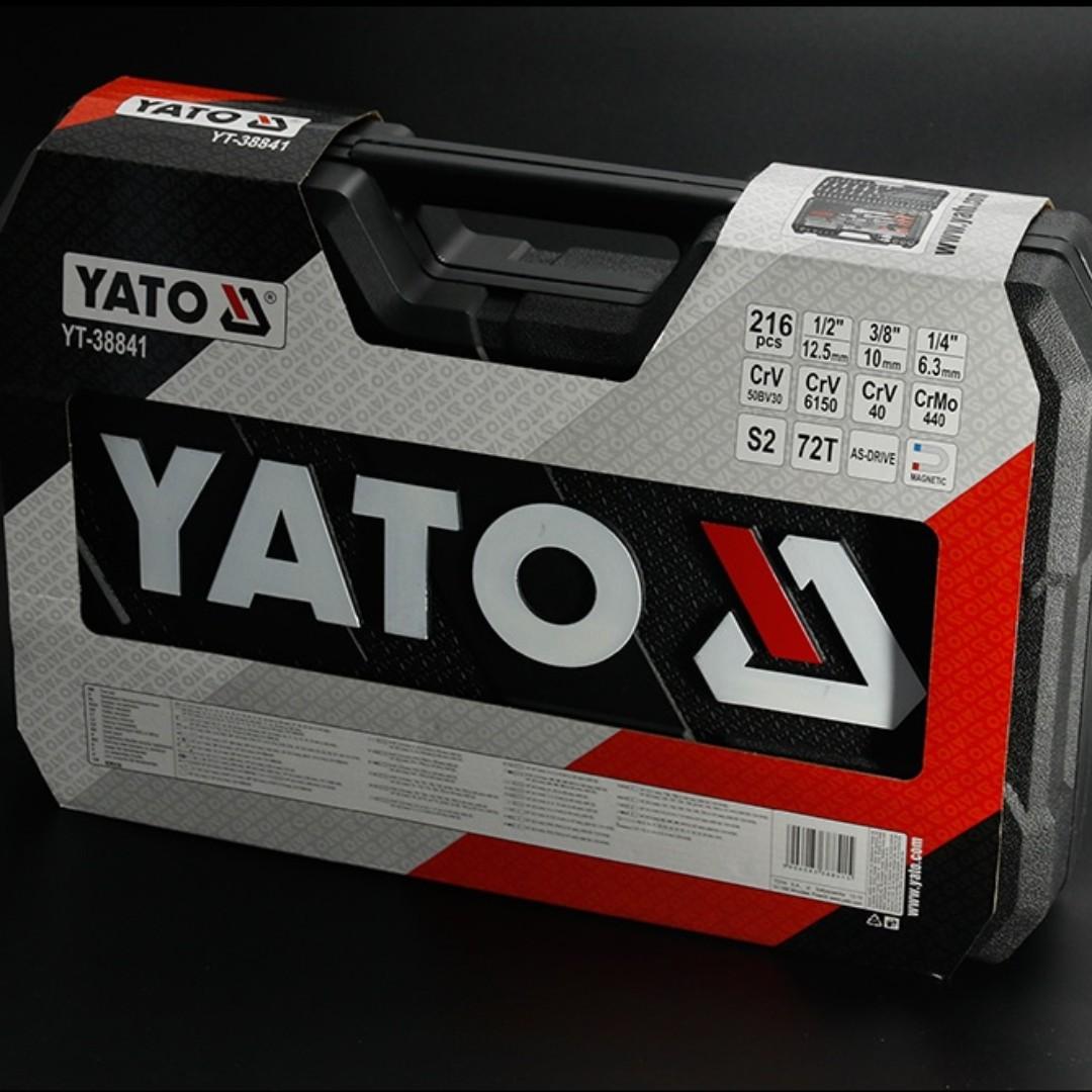 YATO High Grade 215 Pcs Car Repair Hand Tools Set Socket Set YT-38841Image2