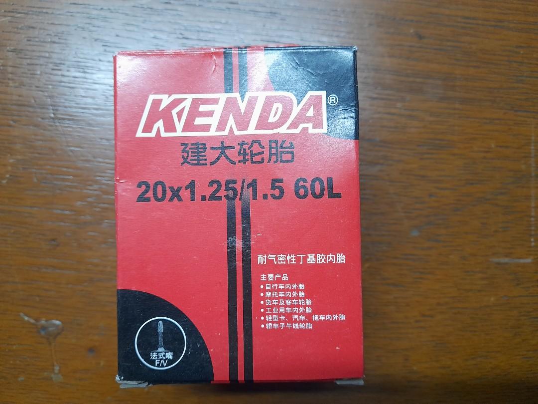 KENDA Tube Presta Valve 20x1.25 - 1.50