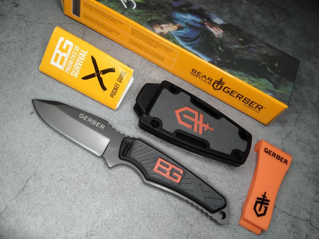 Hunter Gerber Bear Grylls Compact Fixed Blade KnifeImage1