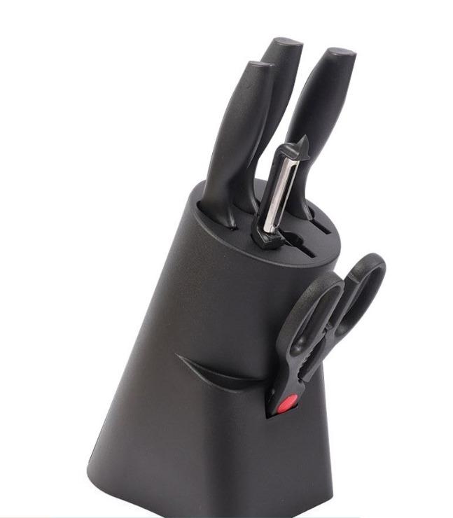 Knife Set with Holder ZH760 (Color Black)Image1