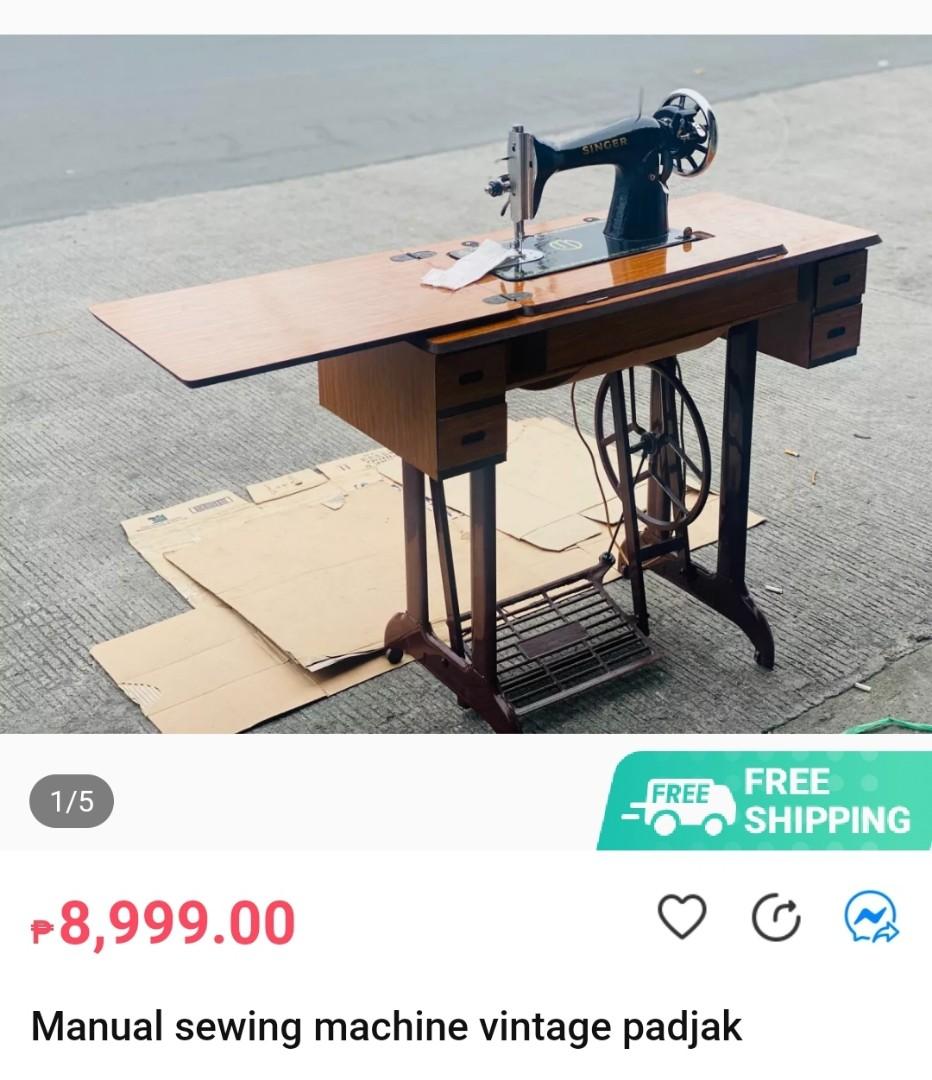 Singer manual padyak sewing machine