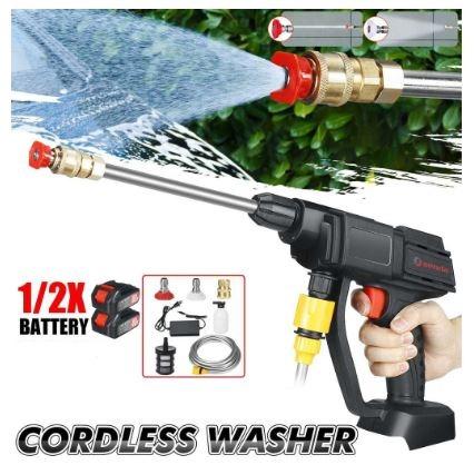 Senda Portable 48V Cordless Car Motor Wash Cleaner High Pressure Water Handheld Spray Gun Washers