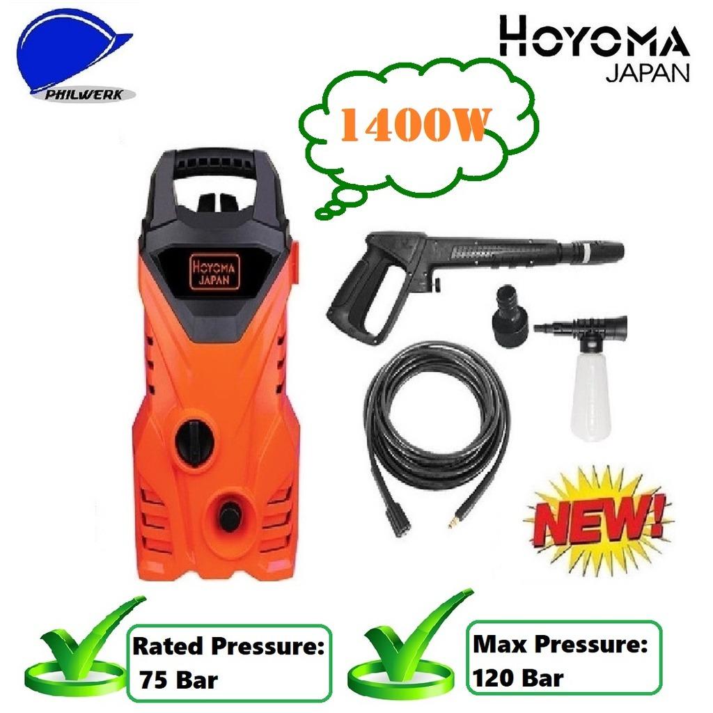 HOYOMA High Pressure Washer HT-HPW02 w Accessories Original