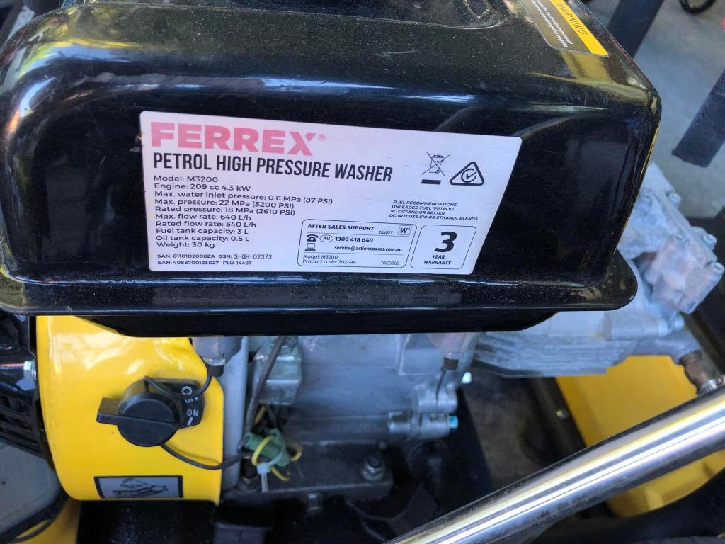 Ferrex Petrol High Pressure WasherImage2
