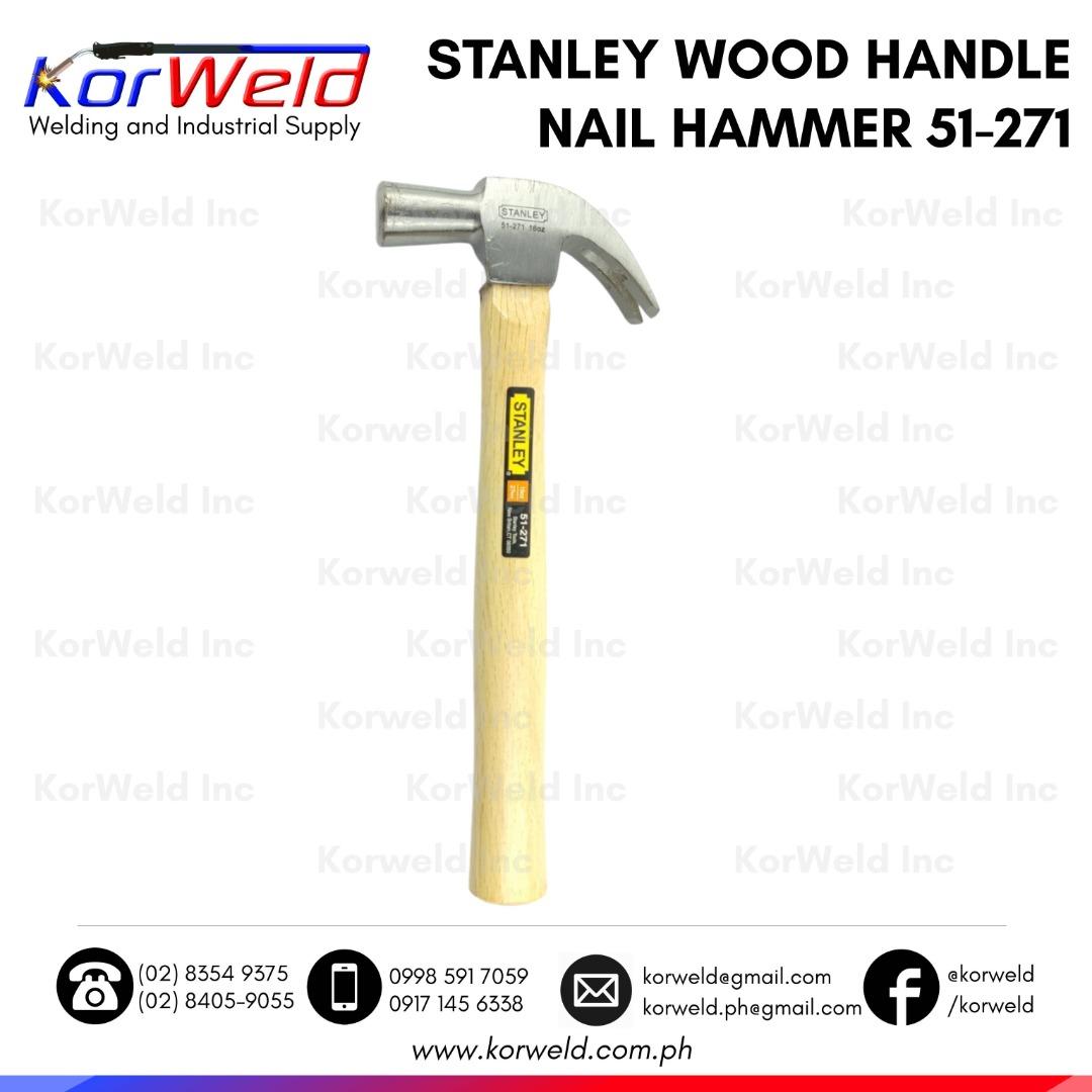 Stanley Wood Handle Nail Hammer 51-271