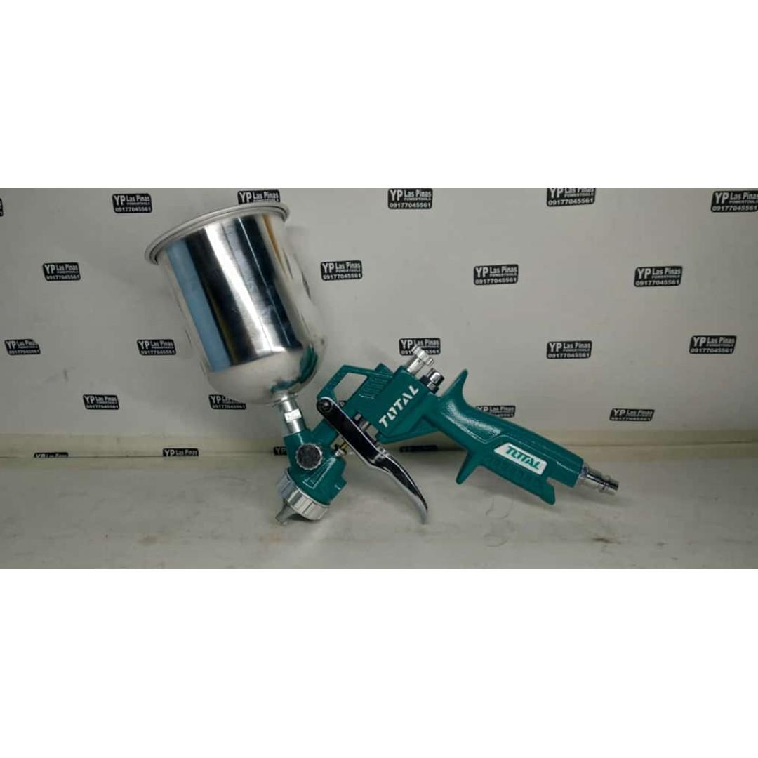 Total Air Spray Gun 400cc Gravity Type (Blue Green)