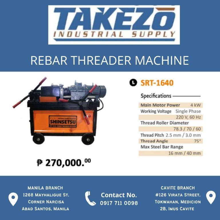 Rebar Threader Machine