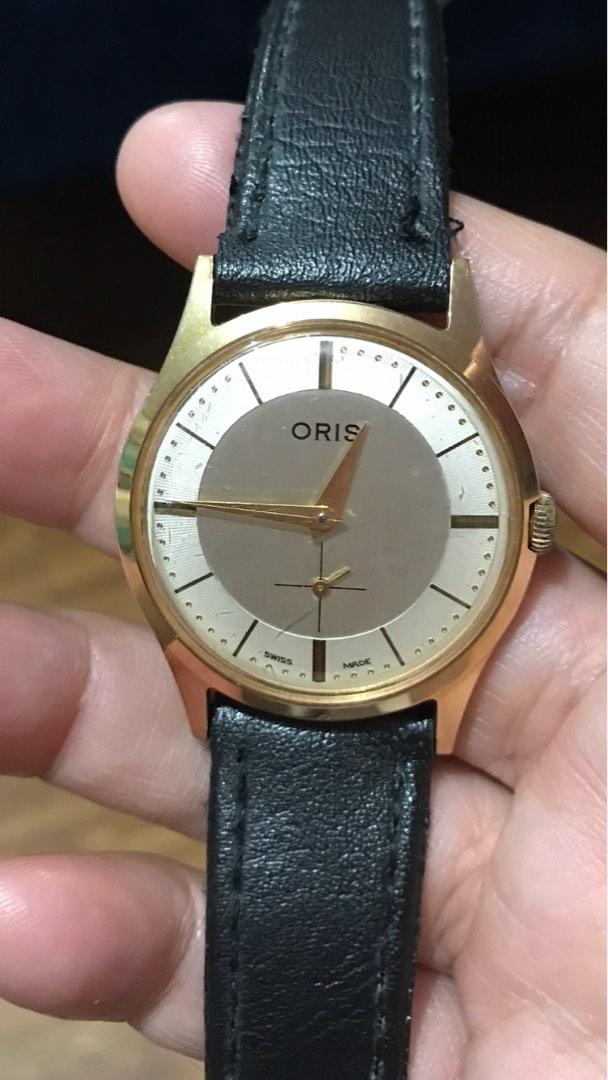 Authentic Oris Swiss  Vintage Watch Gold Plated Hand Wind UnisexImage2