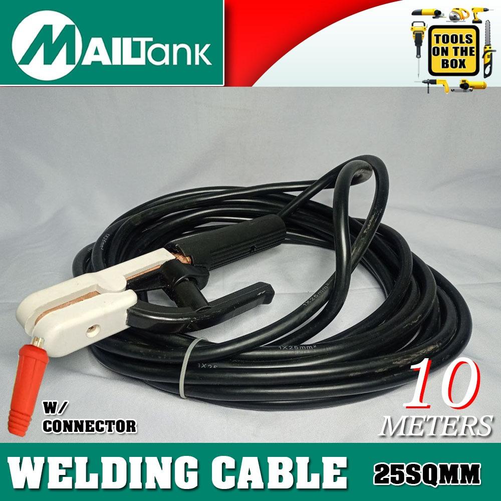 MailTank Welding Cable 10M with Welding Holder Clamp and Connector with Free HandtoolsImage3