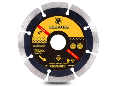 Pegatec  4 inches Diamond Cutting disc Segment Cutting Wheel 020900039Image1