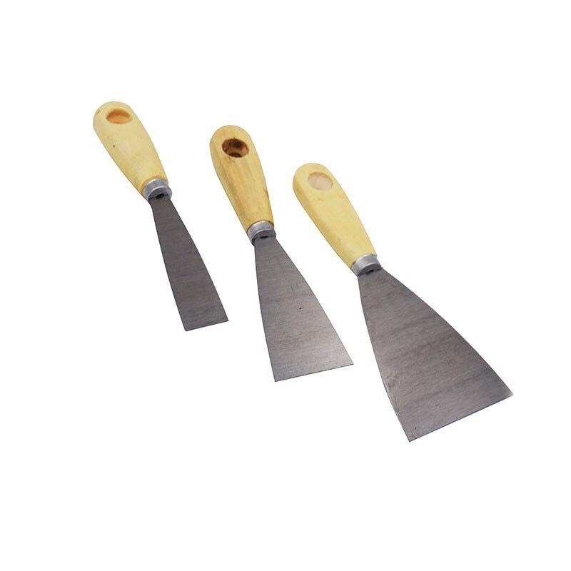 E-shop: ANTON 3 in 1 Wood Handle Putty Knife SetImage2